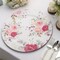 Assorted 6 Round 13" Rose Floral Print Plastic CHARGER PLATES Party Decorations